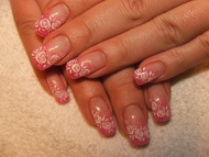 zselés díszítés akrilfestéssel